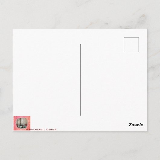 美しいクリスマスのポストカード! ポストカード (裏面)