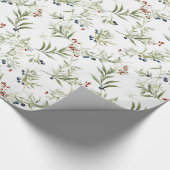 美しいクリスマスのミスタントー ラッピングペーパー (角)