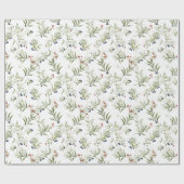 美しいクリスマスのミスタントー ラッピングペーパー (フラット)