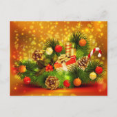 美しいクリスマスの郵便はがき シーズンポストカード (正面)