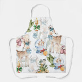 美しいクリスマスイラスト エプロン