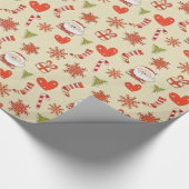 美しいクリスマスインスパイア ラッピングペーパー (角)