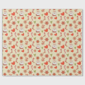 美しいクリスマスインスパイア ラッピングペーパー (フラット)