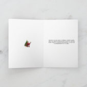 美しいクリスマスカード シーズンカード (内部)