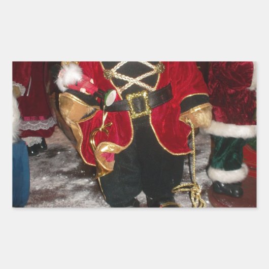 美しいクリスマスギフトカード写真.JPG 長方形シール (正面)