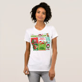 美しいクリスマスクラシックの瞬間 Tシャツ (正面フル)