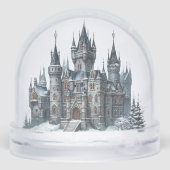 美しいクリスマスゴシック様式の城 (裏面)