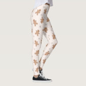 美しいクリスマスジンジャーブレッドの模様 レギンス (右)