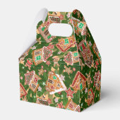 美しいクリスマスジンジャーブレッドハウズグリーン フェイバーボックス (裏面サイド)