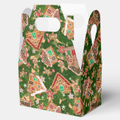 美しいクリスマスジンジャーブレッドハウズグリーン フェイバーボックス (オープン)