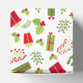 美しいクリスマススクリプトギフト フェイバーボックス (上部)