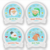 美しいクリスマスステッカー集 シール (正面)