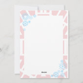 美しいクリスマスツリーホリデーカード シーズンカード (裏面)