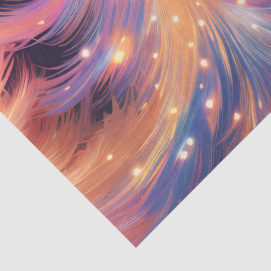 美しいクリスマスツリー光の輝くクリスマス 薄葉紙 (詳細)