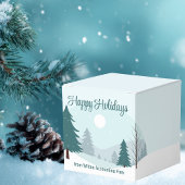 美しいクリスマスツリー ミニホリデーパーティー フェイバーボックス