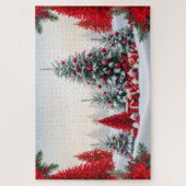 美しいクリスマステーマ風景 ジグソーパズル (縦)