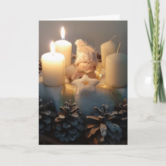 美しいクリスマスデザイン空白のカード カード (正面)