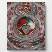 美しいクリスマスハートのホリデーシーズンカラーA フォトプラーク (正面)