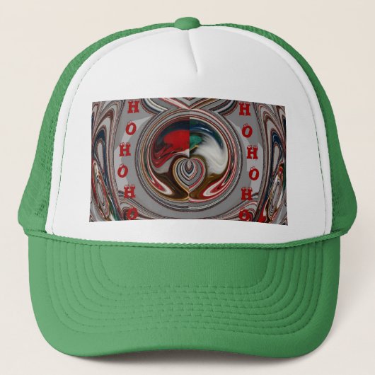 美しいクリスマスハートホリデーシーズンカラー キャップ (正面)