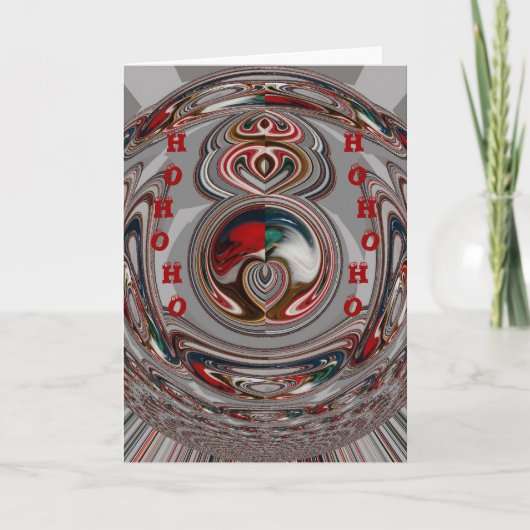 美しいクリスマスハートホリデーシーズンカラー シーズンカード (正面)