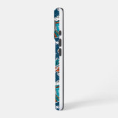 美しいクリスマスパターンのサンタのキャンディ iPhone 16ケース (左側面)