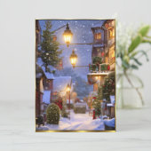 美しいクリスマスビュー3招待状 招待状 (スタンド正面)