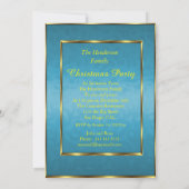 美しいクリスマスビュー3招待状 招待状 (裏面)