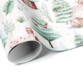 美しいクリスマスビレッジ ラッピングペーパー (ロールコーナー)