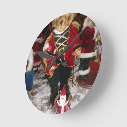 美しいクリスマスプレゼント ラウンド壁時計 (傾斜)