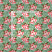 美しいクリスマスベル ファブリック (タイル)