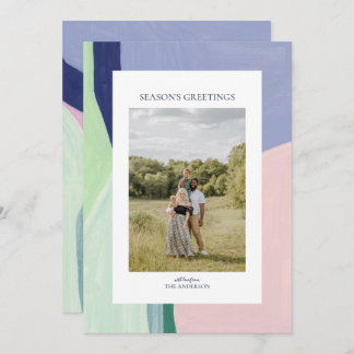 美しいクリスマスホリデーフォトグリーティングカード シーズンカード