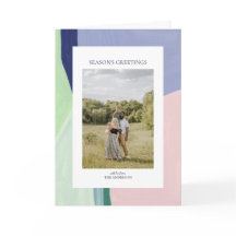 美しいクリスマスホリデーフォトグリーティングカード