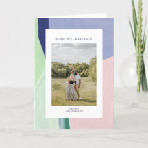 美しいクリスマスホリデーフォトグリーティングカード