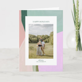 美しいクリスマスホリデーフォトグリーティングカード シーズンカード