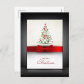 美しいクリスマスポストカード シーズンポストカード (正面/裏面)