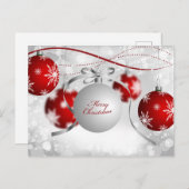 美しいクリスマスポストカード シーズンポストカード (正面/裏面)