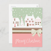 美しいクリスマスポストカード シーズンポストカード (正面/裏面)