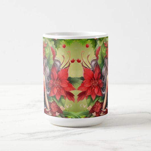 美しいクリスマスレディーマグ コーヒーマグカップ (中央)