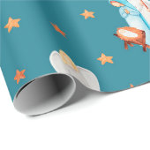 美しいクリスマス出生ラッピング紙 ラッピングペーパー (ロールコーナー)