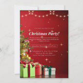 美しいクリスマス招待状 招待状 (正面)