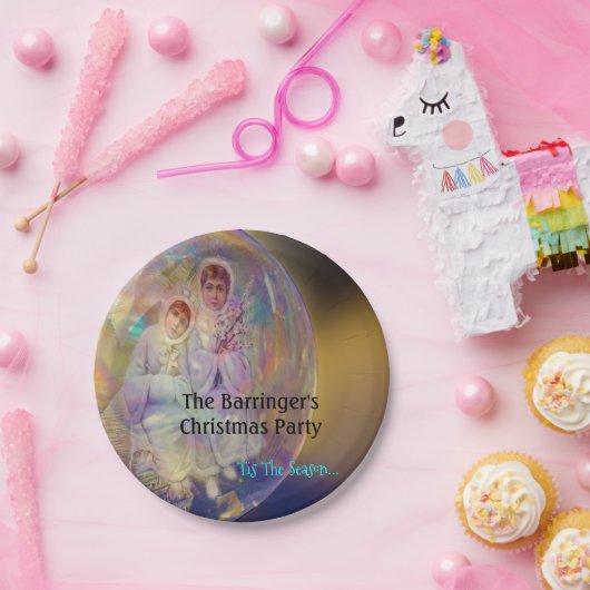 美しいクリスマス素晴らしエレガントパーティー ペーパープレート (パーティー)