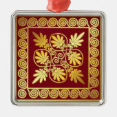 美しいクリスマス装飾 メタルオーナメント (正面)