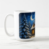 美しいクリスマス コーヒーマグカップ (左)