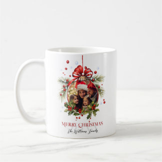美しいクリスマス・ボールのフレーム　家族の休日 コーヒーマグカップ