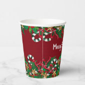 美しいクリスマス 紙コップ (右)
