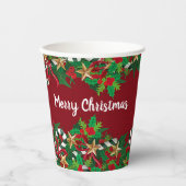 美しいクリスマス 紙コップ (正面)