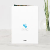 美しいクリビクトリアンスマス シーズンカード (裏面)