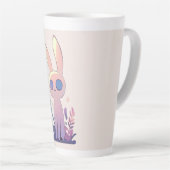 美しいクリーチャーデザイン カフェラテマグ (右アングル)