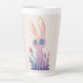 美しいクリーチャーデザイン カフェラテマグ (正面)