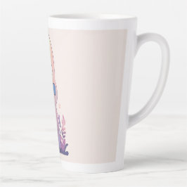 美しいクリーチャーデザイン カフェラテマグ